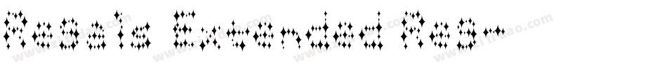 Regals Extended Reg字体转换
